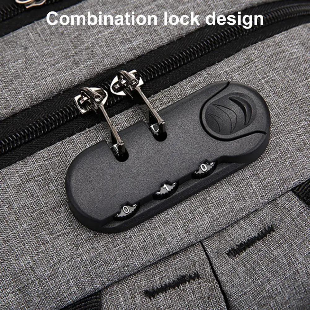 Anti-Theft Laptop Backpack with USB Charging Port – Grey