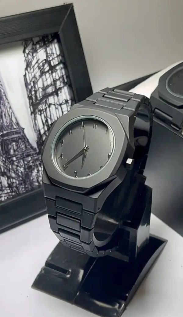 Full Black Aura Quartz Watch β Lightweight Design, , Premium Quality & Finish β Best Quality Analog Watch For Boys β Watch For Men | Full Black Color Watch