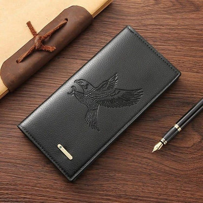 Men’s Premium Leather Long Wallet – Black, Light Brown & Dark Brown