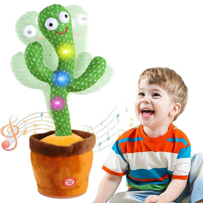 Green Dancing Cactus – Voice Repeat, Light Show & 120 Melodies