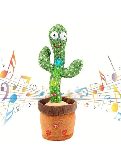 Green Dancing Cactus – Voice Repeat, Light Show & 120 Melodies