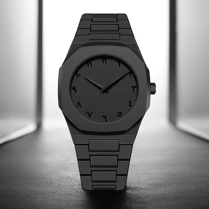 Full Black Aura Quartz Watch – Lightweight Design, , Premium Quality & Finish – Best Quality Analog Watch For Boys – Watch For Men | Full Black Color Watch